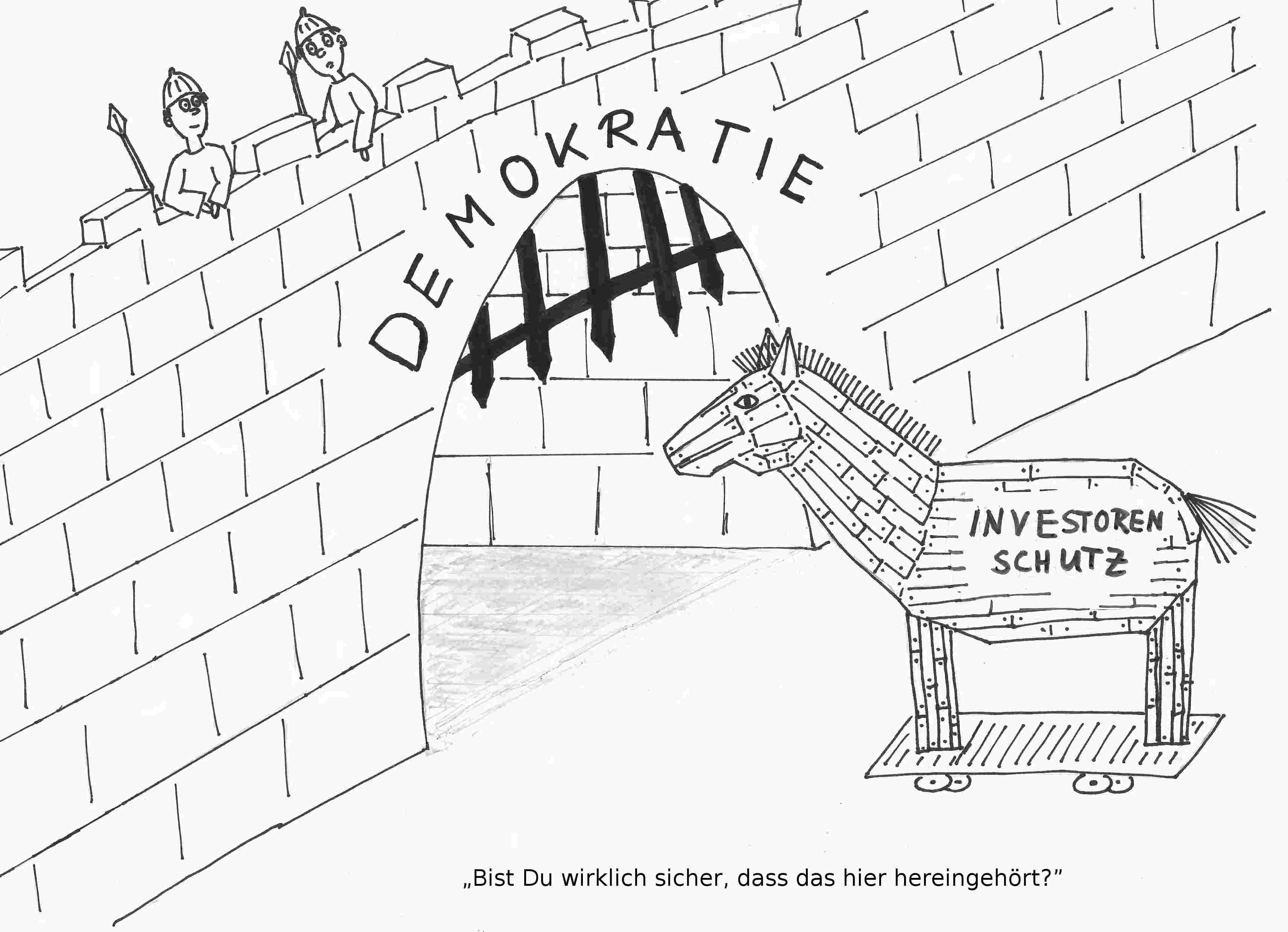 Trojanisches Pferd Investorenschutz